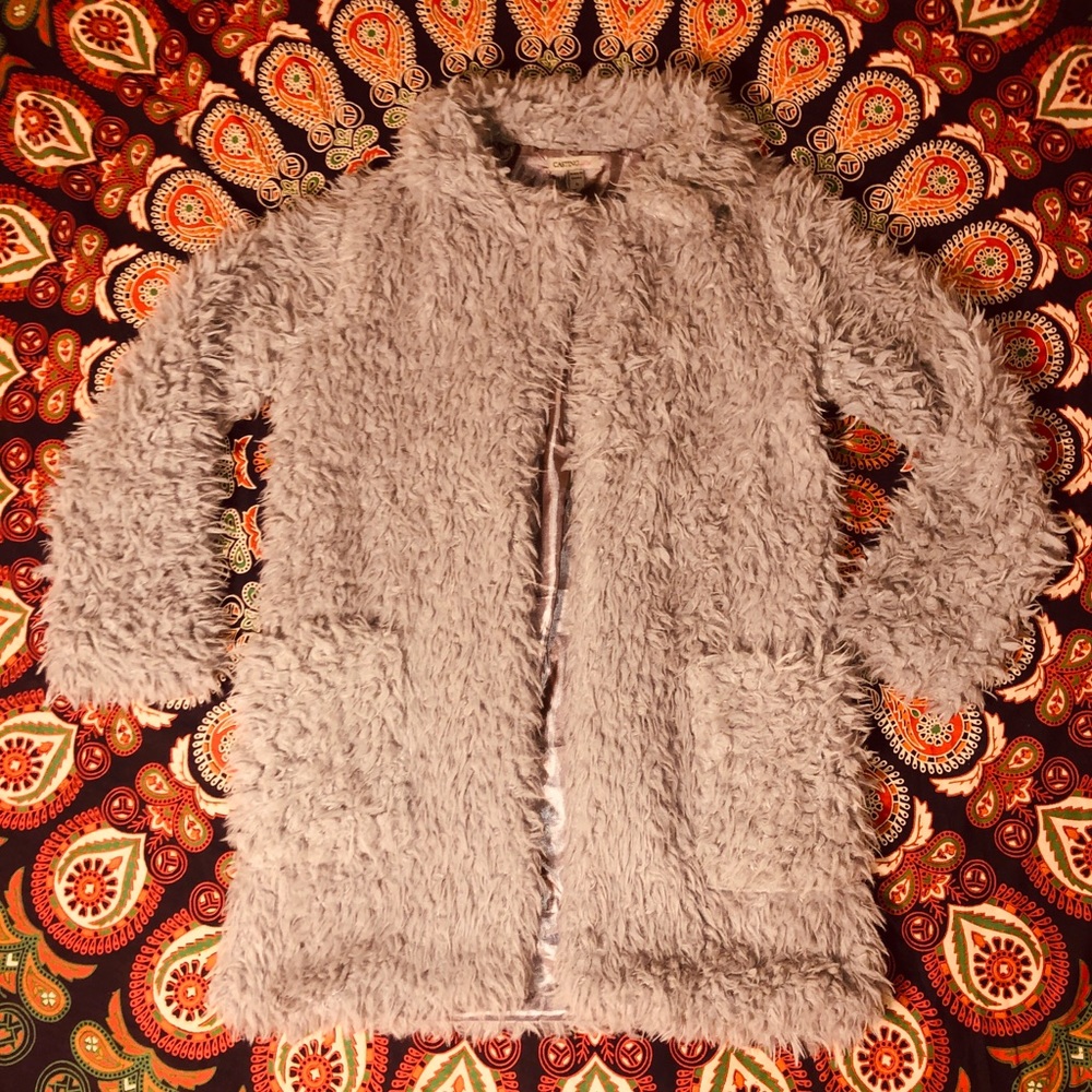 FANCY FUR COAT